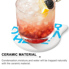 Charger l'image dans la galerie, Dessous de verre en céramique / Sous-verres en forme de chat 4/6 pièces personnalisé avec photo logo texte motif