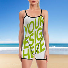 Charger l'image dans la galerie, Combinaison de yoga femme body combinaison de sport XG003 personnalisée avec texte photo logo (conception multi-images)