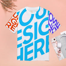Charger l'image dans la galerie, T-shirt en coton à imprimé code européen pour femmes ZP057 Personnalisé avec photo et texte (Conception multi-images)