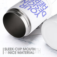 Charger l'image dans la galerie, Refroidisseur de canettes acier inoxydable personnalisée avec texte prénom logo photo