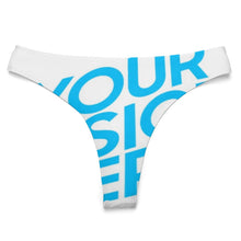 Charger l'image dans la galerie, Culotte string slip femme sexy charmant NZ207 personnalisée avec photo motif logo texte (Impression d’image unique)