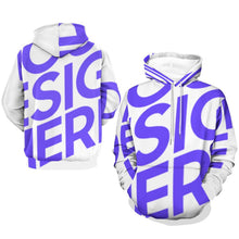 Charger l'image dans la galerie, Sweat à capuche homme A37H sweat à capuche graphique personnalisé avec photo texte prénom (conception une image)