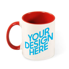 Charger l'image dans la galerie, Mug personnalisble céramique avec poignée colorée