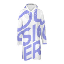 Charger l'image dans la galerie, Robes Sweat Longues avec poche pour femmes SDS003 personnalisé avec photo logo texte motif (impression d'image unique)