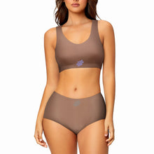 Charger l'image dans la galerie, Ensemble Sous-Vêtements / Soutien-Gorge Sans Couture Pour Femmes WH021 Personnalisée Impression Intermédiaire Multi-Image Avec Texte Motif Logo Photo