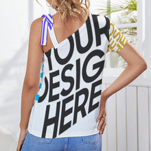 Charger l'image dans la galerie, Manches courtes ZT avec nœud à une bandoulière personnalisé avec photo et logo (Conception multi-images)