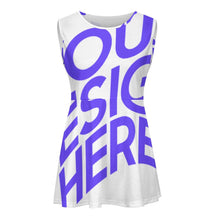 Charger l'image dans la galerie, Tenue uniforme costume robe de pom pom girl femme personnalisé avec photo logo texte motif (impression d'image unique)