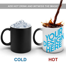 Charger l'image dans la galerie, Mug qui change couleur / Tasse qui change de couleur personnalisé avec photo logo texte motif (impression des multi-images)