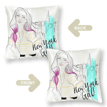 Charger l'image dans la galerie, Taies d'oreiller / Housses de coussin en satin (impression recto-verso) personnalisée avec photo motif logo texte