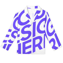 Charger l'image dans la galerie, Ensemble pyjama 2 pièces homme manches longues imitation coton personnalisé avec photo motif texte (conception une image)
