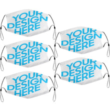 Charger l'image dans la galerie, Masque anti-poussière enfant adolescent (sans filtre) (5 images différentes) personnalisé avec photo logo texte motif