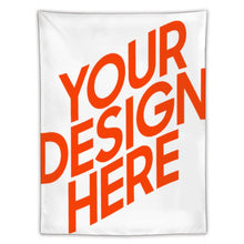 Charger l'image dans la galerie, Tapisserie murale tissu à la mode (version verticale) impression personnalisée avec motif logo texte photo