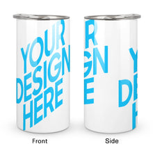 Charger l'image dans la galerie, Gourde en acier inoxydable / Tasse à eau avec bec push-pull personnalisé avec image et photo texte