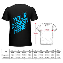 Charger l'image dans la galerie, T-shirt en coton de haute qualité homme imprimé au dos personnalisé avec motif photo logo texte