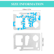 Charger l'image dans la galerie, Carte multifonction / tire bouchons / ouvre bouteille personnalisée avec logo motif texte photo