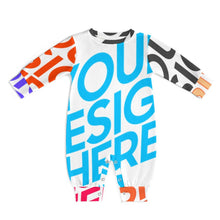 Charger l'image dans la galerie, Body bébé manches longues pour fille ou garçon personnalisée avec prénom motif texte (conception multi-images)