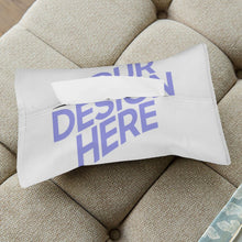 Charger l'image dans la galerie, Housse poche mouchoir / pochette mouchoir en cuir PU personnalisé avec photo texte motif logo