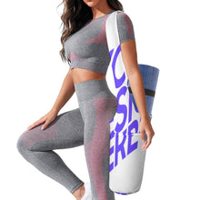 Charger l'image dans la galerie, Sac pour tapis de yoga polyvalent avec poches grande capacité personnalisé avec photo motif texte