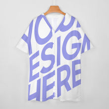 Charger l'image dans la galerie, Impression d’image unique Chemise à manches femmes dolman ensemble de deux pièces OTZ personnalisé avec photo logo texte motif