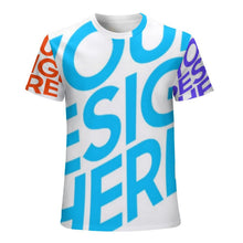 Charger l'image dans la galerie, T-shirt en coton à imprimé code européen pour femmes ZP057 Personnalisé avec photo et texte (Conception multi-images)
