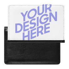 Charger l'image dans la galerie, Couverture de passeport de PU / étui protecteur à passeport personnalisé avec photo texte motif logo