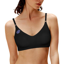 Charger l'image dans la galerie, Soutien-gorge push up brassière échancrée sans coutures active micro-stretch lounge pour femme WH022 personnalisé avec motif texte photo (impression en haut à droite)