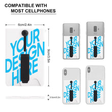 Charger l'image dans la galerie, Paquet de cartes autocollant arrière pour téléphone portable personnalisé avec photo texte logo