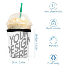 Charger l'image dans la galerie, Manchon pour Tasse Bouteille Café Réutilisable Personnalisée Avec Photo Texte Motif Logo