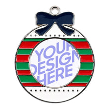Charger l'image dans la galerie, Breloque Pendentif de Noël en Alliage personnalisé avec photo prénom texte