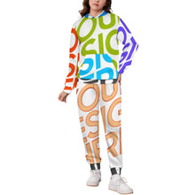 Charger l'image dans la galerie, Ensemble de survêtement 2 pièces pour enfants A5TZ sweat à capuche et pantalon de survêtement pour filles et garçons personnalisé avec photo texte prénom (conception multi-images)