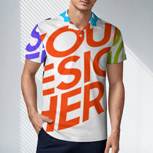 Charger l'image dans la galerie, Polo d'été homme impression multi-images HT personnaliser avec logo texte motif photos