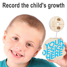 Charger l'image dans la galerie, Boîte à dents de lait en bois personnalisé avec photo motif logo texte prénom