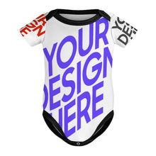 Charger l'image dans la galerie, Combinaison bébé 349P avec boutons body extensible personnalisée avec prénom motif texte (conception multi-images)