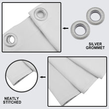 Charger l'image dans la galerie, Rideau perforé design en ligne (deux pièces symétriques) personnalisé avec photo image logo motif texte