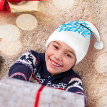 Charger l'image dans la galerie, Bonnet / Chapeau de Noël Adulte Enfant personnalisé avec motif photo logo texte