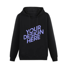 Charger l'image dans la galerie, Sweat-shirt à capuche classique décontracté pour femme avec impression sur le devant sans poche personnalisé avec photo motif texte