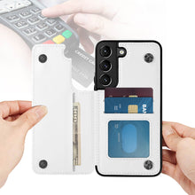 Charger l'image dans la galerie, Coque de téléphone à rabat en cuir TPU pour Samsung Galaxy S22 Impression complète personnalisé avec photo logo texte motif