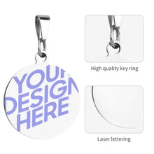 Charger l'image dans la galerie, Médaille pour chien acier inoxydable pour chien chat mascotte CW1501014 personnalisé avec impression complète plusieurs images avec texte motif logo photo