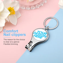 Charger l'image dans la galerie, Coupe ongle personnalisé avec photo texte logo motif