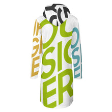 Charger l'image dans la galerie, Robes Sweat Longues avec poche pour femmes SDS003 personnalisé avec photo logo texte motif (impression des multi-images)
