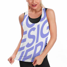 Charger l'image dans la galerie, Gilet de sport d'entraînement de yoga sans manches pour femme YJ022 personnalisé avec photo texte prénom (conception multi-images)
