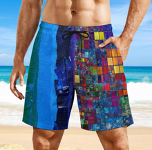 Charger l'image dans la galerie, 2023 New homme maillot de bain short de compression de plage à séchage rapide personnalisé avec avec photo texte prénom (conception multi-images)