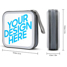 Charger l'image dans la galerie, Boîte de rangement plastique pour CD personnalisée avec photo logo motif texte