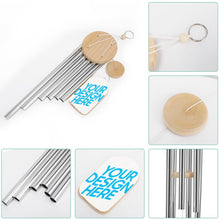 Charger l'image dans la galerie, Carillon éolien / Carillon à vent Métal impression personnalisé avec photo motif logo texte