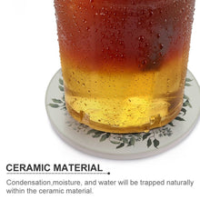 Charger l'image dans la galerie, Tapis de tasse rond en céramique JJ0520029 impression personnalisé avec photo logo motif texte