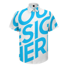 Charger l'image dans la galerie, Chemise à manches courtes tee shirt Grande Taille Homme élégante 3M37 personnalisé avec photo logo motif texte (Impression d'image unique)
