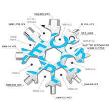 Charger l'image dans la galerie, Clé à molette multifonction forme de flocon de neige personnalisée avec image logo motif texte