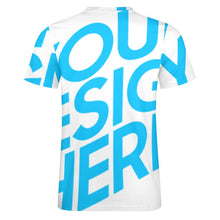 Charger l'image dans la galerie, Impression complète T-shirt tee shirt en coton pour hommes ay001 personnalisé avec photo logo texte motif (Impression d'image unique)