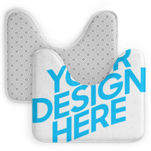 Charger l'image dans la galerie, Tapis de sol pour salle de bain en forme de U personnalisé avec photo logo texte motif