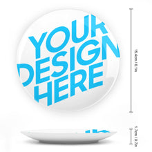 Charger l'image dans la galerie, Assiette decorative porcelaine personnalisé avec photo logo texte motif